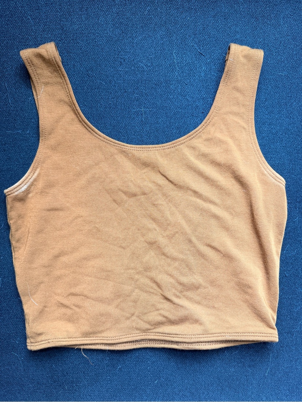 Moon Phase Rust Crop Tank Top - Women - Picture 3 of 3